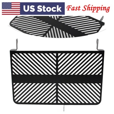 Black Radiator Grille Guard Cover Protective For Suzuki GSXS 750 2015-2022 2016 — 第 1/4 张图片