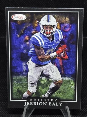 2022 SAGE High Series - Artistry Jerrion Ealy #ART-JE Black (RC) - Image 1 of 2