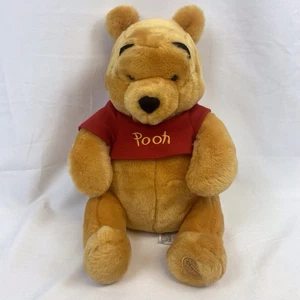 Disney Store Winnie The Pooh Pooh Bear Sitting Plush Toy 13" - Picture 1 of 8