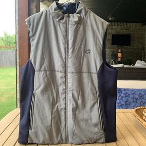 Masters Men’s Large Clubhouse Collection Made In Italy Reversible Full Zip Vest - Picture 1 of 24