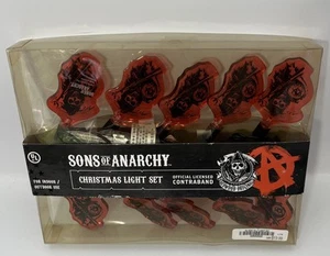 Sons of Anarchy Grim Reaper Red Christmas Lights - Picture 1 of 6