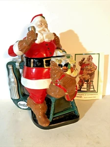 1998 Coca-Cola Santa Stein "Hospitality"#66/5000 Lidded Germany 10.25" With COA - Picture 1 of 18