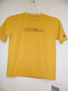 O'NEILL Youth Basic Rash Tee - Mustard Yellow - Size 10 - NWT - Picture 1 of 4