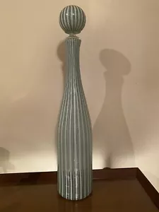Documented Fratelli Toso vintage Murano glass a canne decanter and stopper - Picture 1 of 12