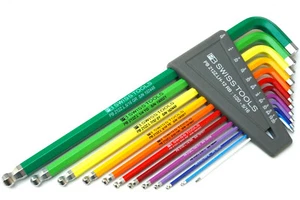PB SWISS TOOLS 212 Z.LH-12.RB Sechskant Stiftschlüssel Rainbow zöllisch NEU - Bild 1 von 3