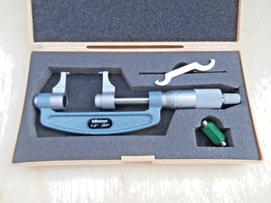 Mitutoyo 143-122 Caliper Type Outside Micrometer 1-2" Grad .001" NICE! - Picture 1 of 8