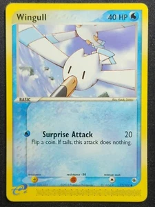Wingull 77/109 2003 EX-Ruby & Sapphire Common Pokemon Card E-Reader Vintage NM - Picture 1 of 2