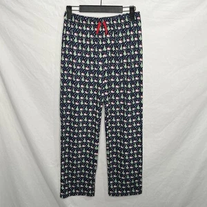 Vineyard Vines Girls L 16 CHRISTMAS Lounge Pajama Pants Pink Whales Lightweight - Picture 1 of 10