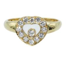 Chopard Happy Diamond Yellow Gold 18K Ring with Diamonds