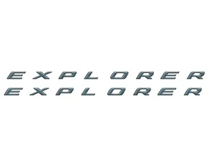 2020-2025 Ford Explorer Rocker Panel Letter Inserts - Official Licensed Product - Picture 1 of 24