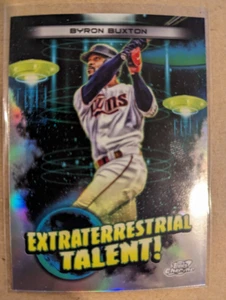 2023 Topps Cosmic Chrome Extraterrestrial Talent #ET1 Byron Buxton - NM - Picture 1 of 1