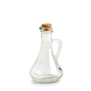 Zeller Essig-/Ölflasche 270 ml Glas/Kork transparent 265 ml Ø9 x 16,5 cm - Bild 1 von 3