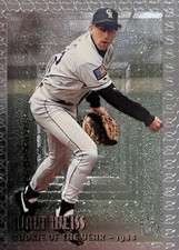 1995 Topps Embossed Silver Walt Weiss Colorado Rockies #112 NMMT