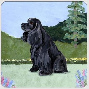 Cocker Spaniel Untersetzer - 4er Set - Bild 1 von 1