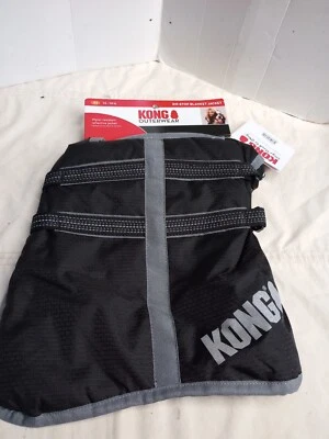 KONG Outerwear Rip-Stop Manta Chaqueta Resistente al Agua Reflectante Negro Talla XS Foto 1 de 4