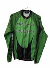 Official Ireland Men's Cycling Wind Tex Jacket Thermal Full Zip Green & Black