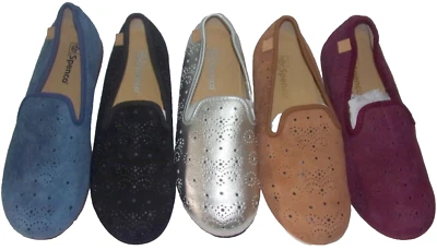 New Spenco Paisley Orthotic Leather or Suede Ballet Flats 6 M,  5 color choices — 第 1/4 张图片