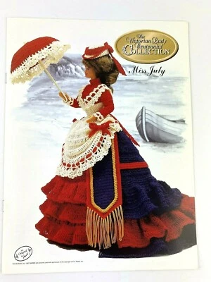 Annie's Crochet The Victorian Lady Centennial Collection Miss July Fashion Doll - Image 1 of 4