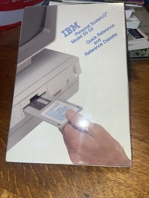 IBM Personal System/2 Model 55 SX Quick Reference And Reference Diskette New - Image 1 of 4