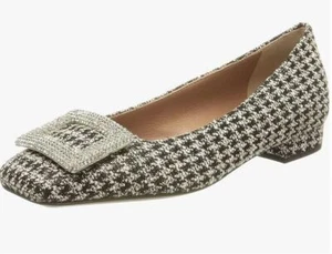 Pollini flat shoes women's SCARPAD.TECLA20 TESS.PDP studded oversized buckle - Picture 1 of 20