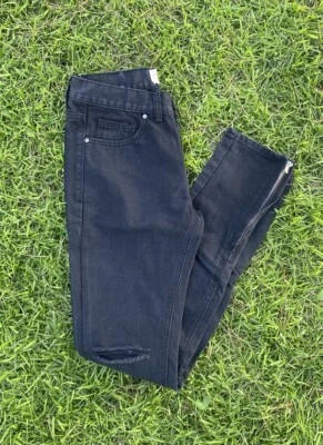 Pantalones de mezclilla ajustados Fear Of God Fourth Collection - Denim negro - Excelente estado 29x32 Foto 1 de 4