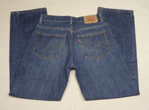 Boy's Kid's LEVI'S 505 Straight Leg Blue Jeans Size 16 28 x 28 Denim 100% Cotton - Picture 1 of 10