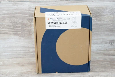 Poly Voyager 4320-M Microsoft Teams Headset w/BT700 Dongle & Charging Stand - Image 1 of 3