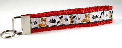 EIGENE HERSTELLUNG, HANDARBEIT Schlüsselband, Schlüsselanhänger Chihuahua