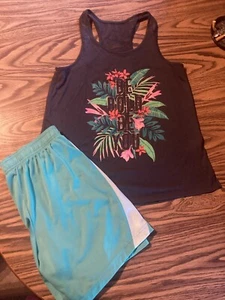 Girls Size 14 Clothing Lot Tank Top & Shorts - Picture 1 of 1