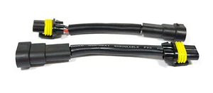 Extensión de arnés HID 2 cables de 15 cm Plug Play lastre faro enchufe 35 W 55 W - Imagen 1 de 4