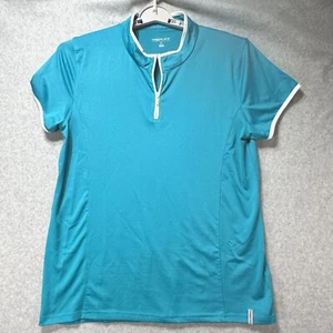 Maggie Lane Women's Shirt Top Striped Sleeveless Golf Tennis 2XL - Picture 1 of 7