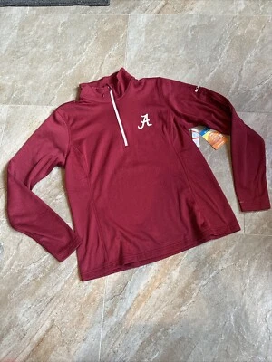 NUEVO SUÉTER PARA MUJER Colombia Alabama Marea Carmesí Cremallera Clasificación UPF OMNI Tono XL  Foto 1 de 4