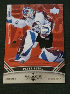 2006-07 UPPER DECK BLACK DIAMOND RUBY RED PETER BUDAJ #21 #'ed 007/100