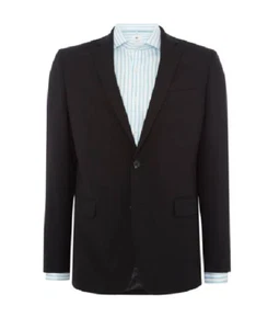 Chaqueta Traje Richard James Mayfair Súper Negra Hopsack Frederick Talla 40R Nueva con Etiquetas - Imagen 1 de 6