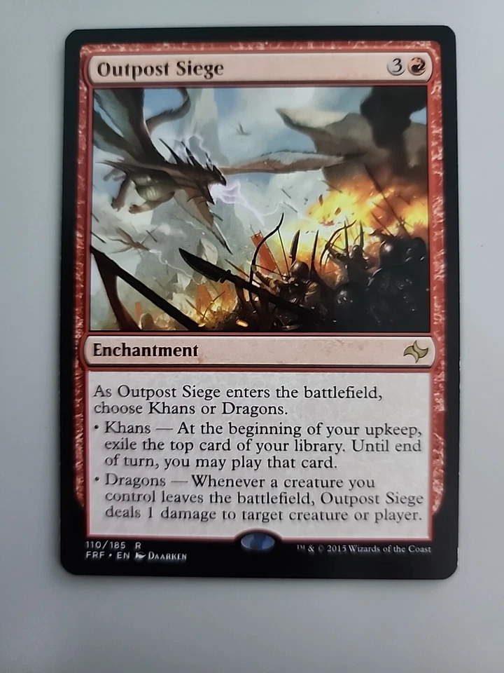 MTG Outpost Siege Fate Reforged 110/185 Regular Rare - Image 1 of 1