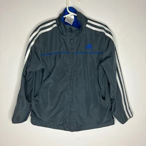 Adidas Boys Size 5 Gray Jacket - Picture 1 of 7