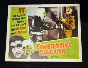 Frankenstein's Daughter 1958 cartolina originale 11X 14 Lobby - Foto 1 di 2