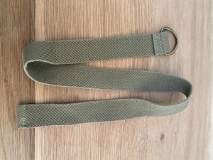 Kids Childs Khaki Green Canvas Belt with D-Loops - Picture 1 of 1