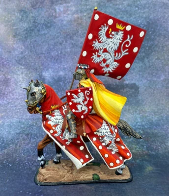 Painted ~ Charles 1st d'Anjou, King of Jerusalem 1277 AD ,  54mm - Image 1 of 4