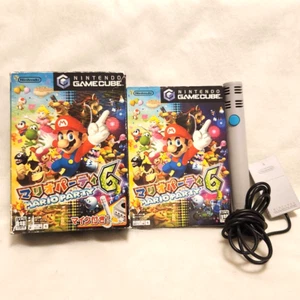 Nintendo Gamecube GC Mario Party 6 Tested! with Microphone and Manual CIB Japan - Picture 1 of 14