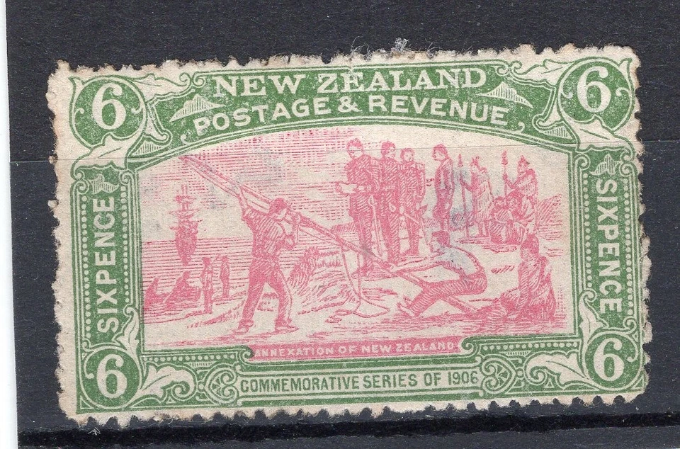 NUEVA ZELANDA BRITÁNICA, YV # 129, MH, UN POCO ADELGAZADO Foto 1 de 1