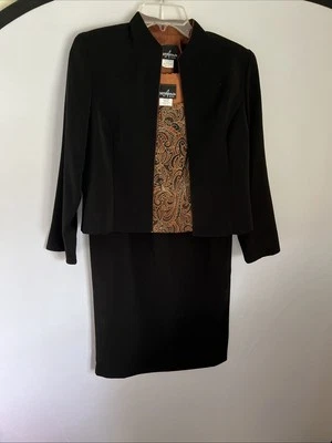 Positive Attitude De Colección Juego de 3 Falda 10P Negro y Marrón Metálico EC Foto 1 de 4