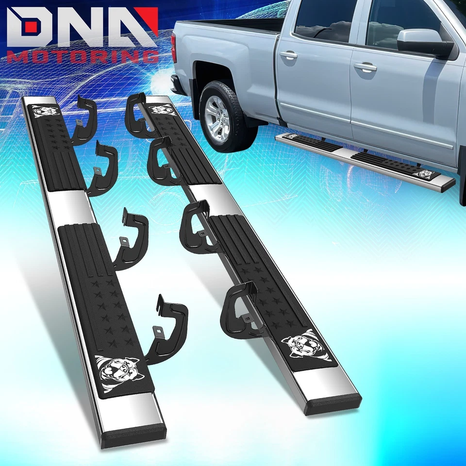 Para Chevy Silverado GMC Sierra 1500 2500/3500HD 2007-2019 doble cabina estribo Foto 1 de 4