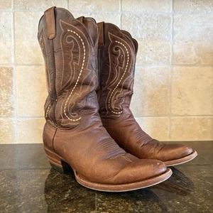 Ariat Leder Cowboystiefel Damen 7.5B braun handgefertigt Stil #42230 - Bild 1 von 18