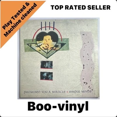 Simple Minds Promised You A Miracle 12" Vinyl Single EX / EX Condition - Image 1 of 4