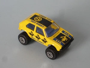 Matchbox Superfast 7 VW Golf Rompin Rabbit Volkswagen Toy Model Car 70mm Yellow - Picture 1 of 3