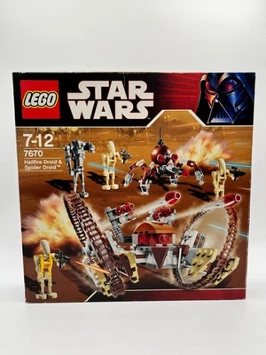 Lego Star Wars Hailfire Droid & Spider Droid 7670 Set - Bag Sealed Retired - Image 1 of 4