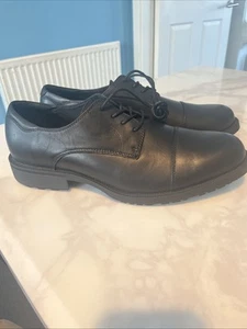 New Shoes For Crews “Senator” 1201W Size 11, Black Leather Wide Fit Shoes - Picture 1 of 9