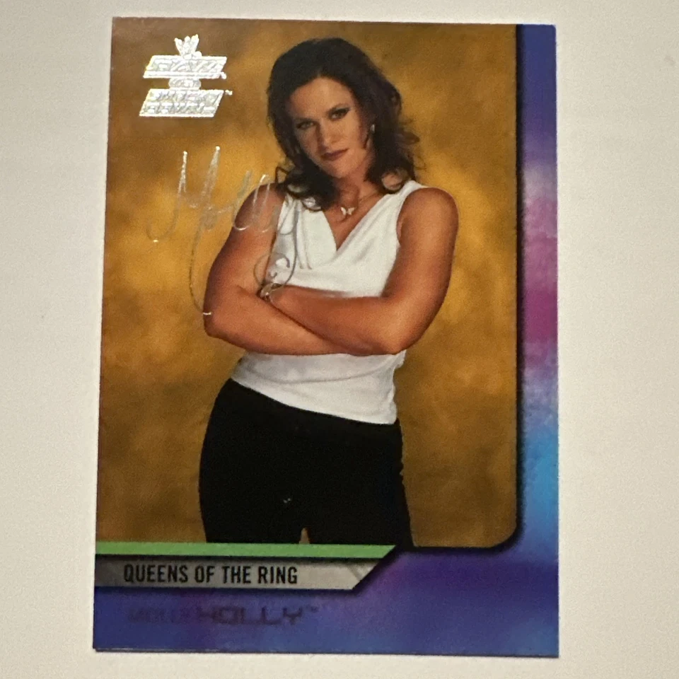 Molly Holly 2002 FLEER WWE RAW vs SMACKDOWN WRESTLING QUEEN OF THE RING #75 - Image 1 of 4