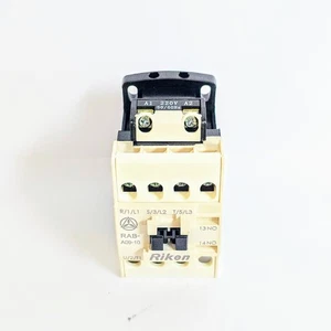 RIKEN Magnetic Contactor, RAB-A09FC1 Coil 220V,3P1a with Terminal Cover - Picture 1 of 2